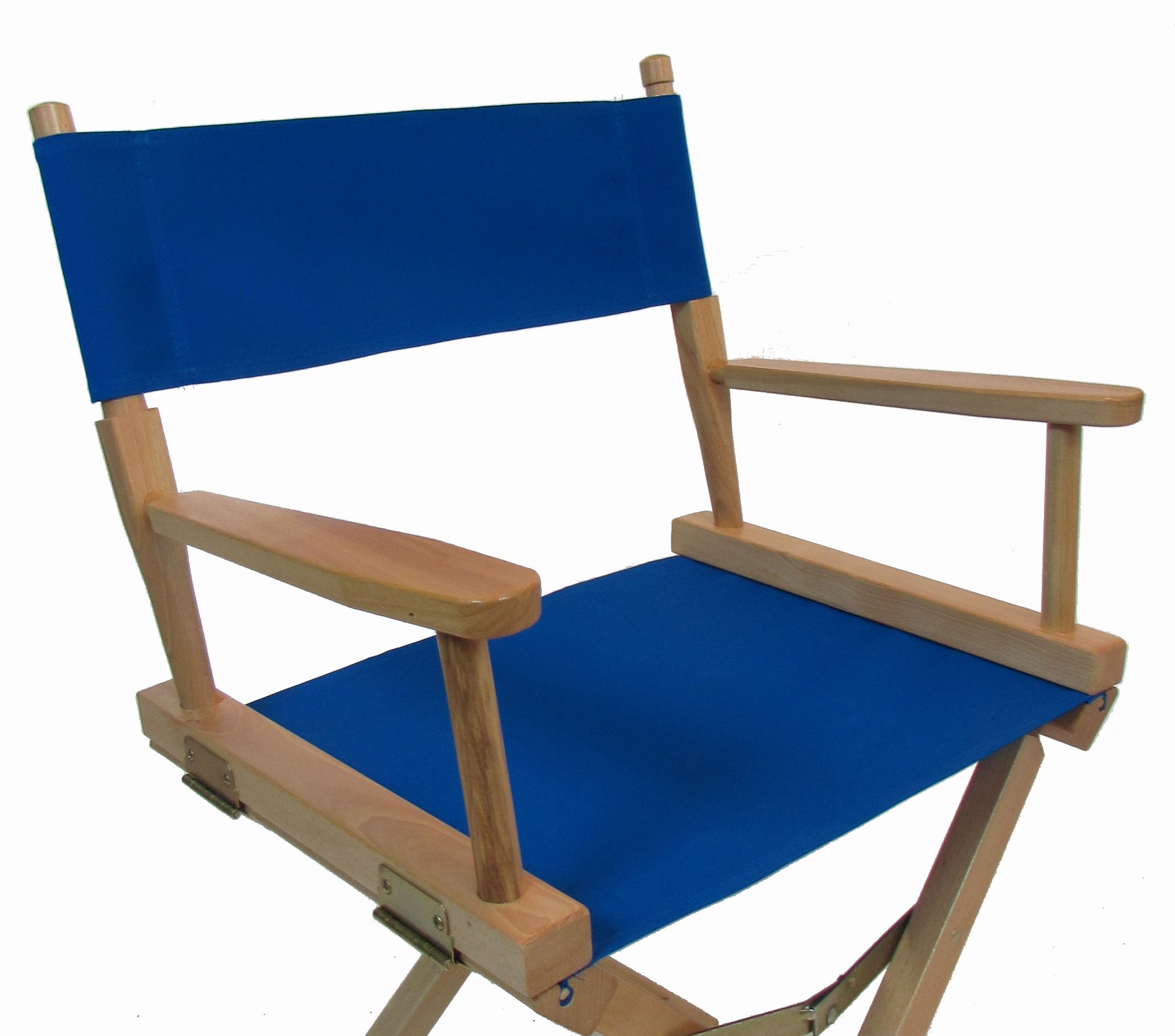 Sunbrella Directors Chair Replacement Cover - Flat Stick Style in Pacific Blue - Durable Outdoor Furniture Cover for Patio, Beach, and Camping