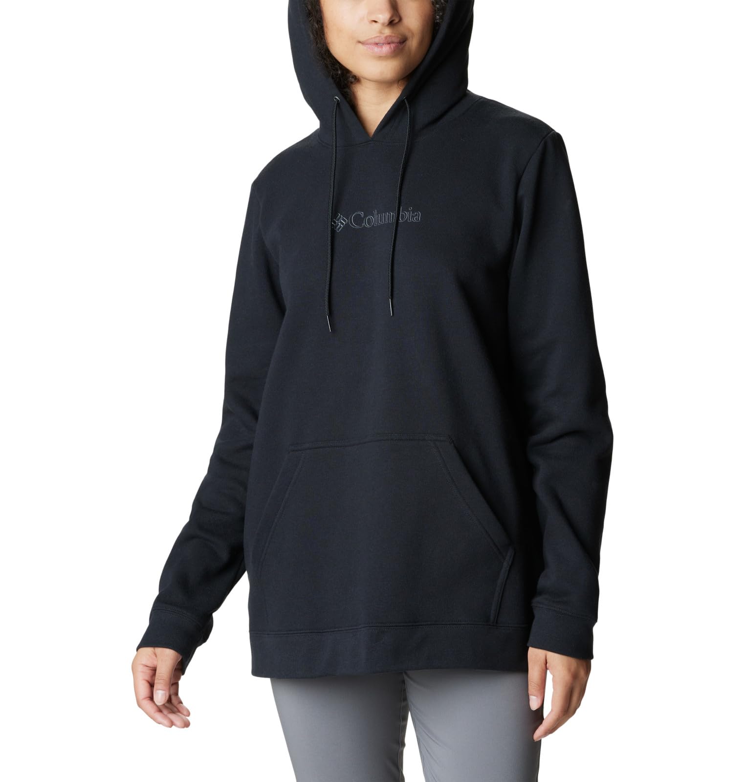 Columbia Women's Logo II Full-Zip Hoodie - Lightweight Fleece Jacket for Hiking, Camping & Outdoor Activities | Cold Weather Comfort & Streetwear Style