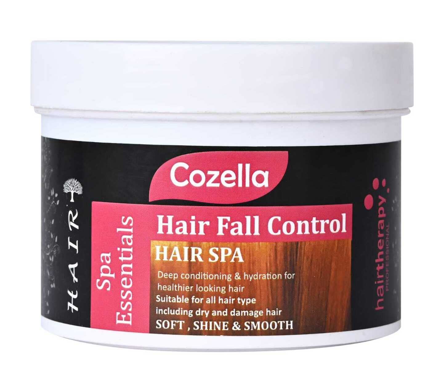 Cozella Hair Fall Control Hair SPA Treatment | Sulfate & Paraben Free Deep Conditioning Mask for Hydration & Healthier Hair (500ml) | Perfect for Damaged, Dry & Frizzy Hair Care Routine at Home