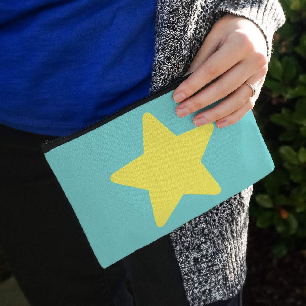 Steven Universe Pearl Star Makeup Bag - Cute Cosmetic Organizer Pouch for Travel & Daily Use | Perfect for Makeup Brushes, Lipsticks & Beauty Accessories
