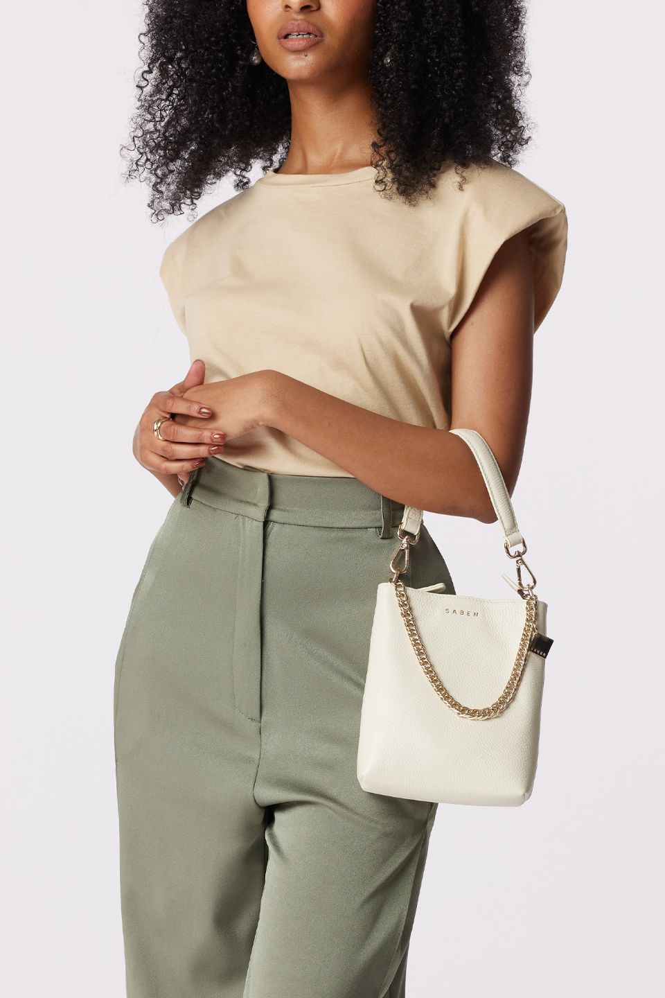 Vintage White Leather Mini Bag for Women - Coco Style Crossbody Purse - Perfect for Parties, Dating & Everyday Use