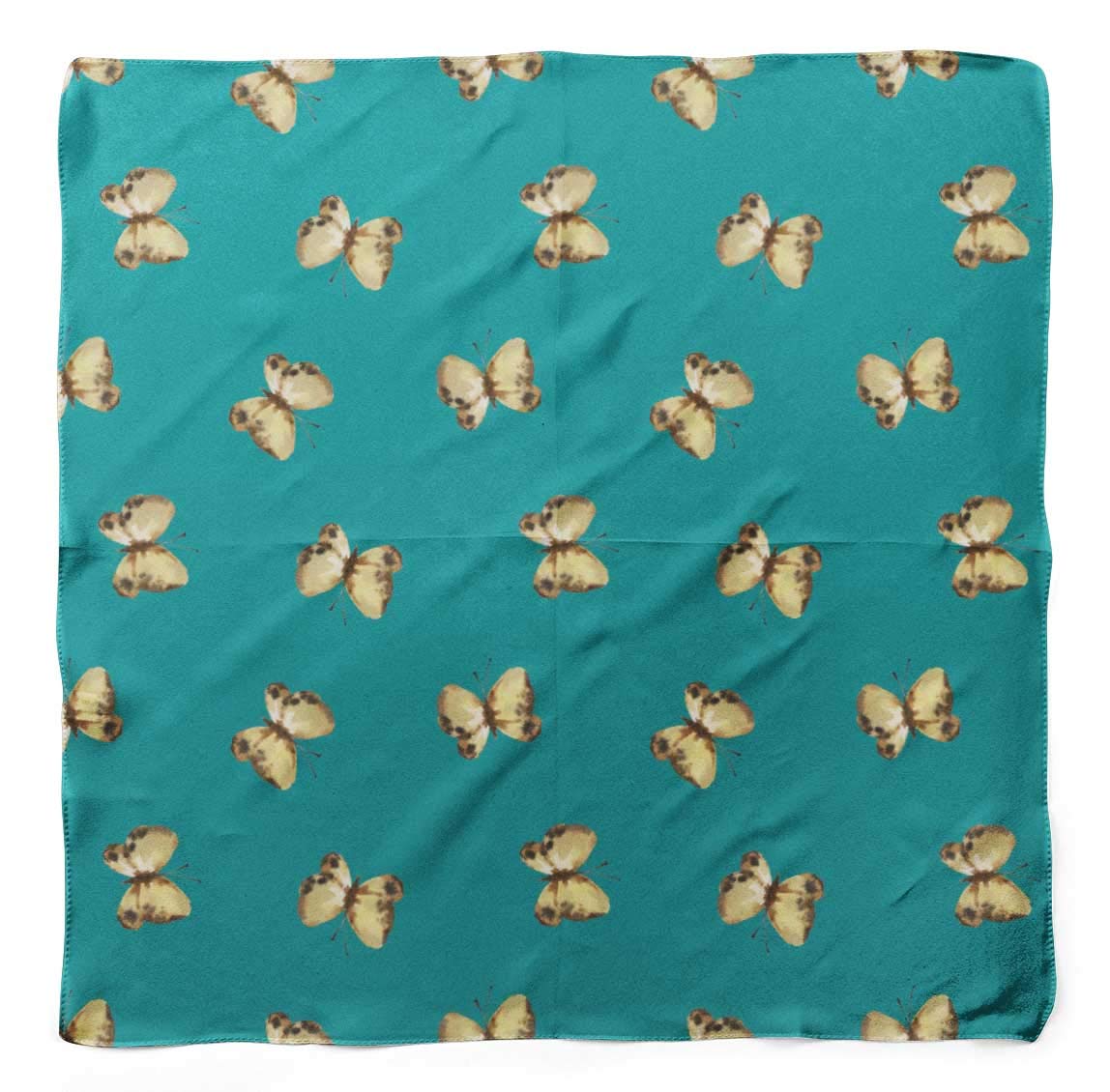 Bimba Pure Silk Printed Head Bandanas & Neck Scarves for Women - Summer Fashion Accessory for Outdoor, Yoga, Beach & Travel