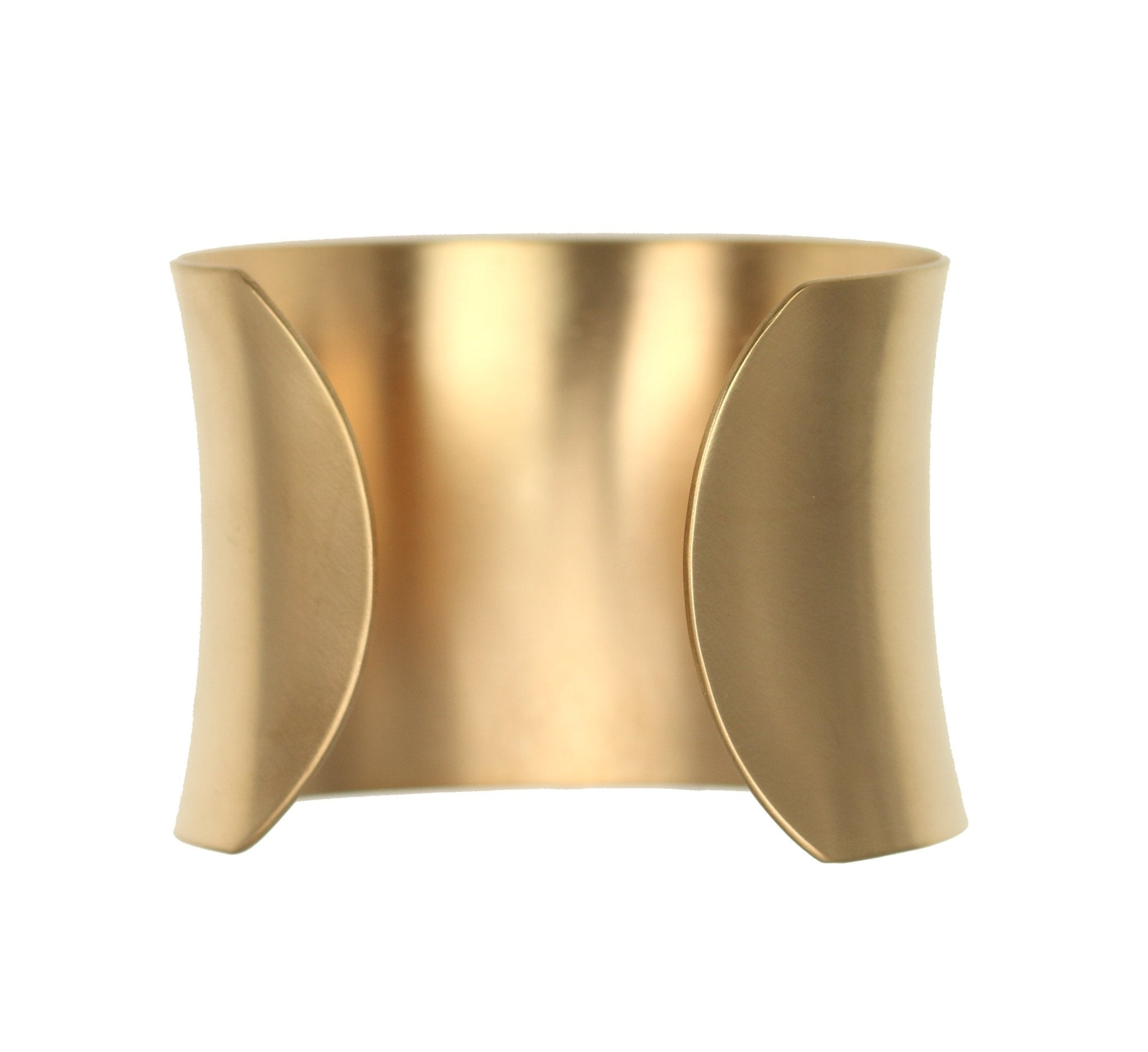 Elegant Brushed Anticlastic Bronze Cuff Bracelet for Women - Boho Chic Jewelry for Parties, Weddings & Everyday Wear