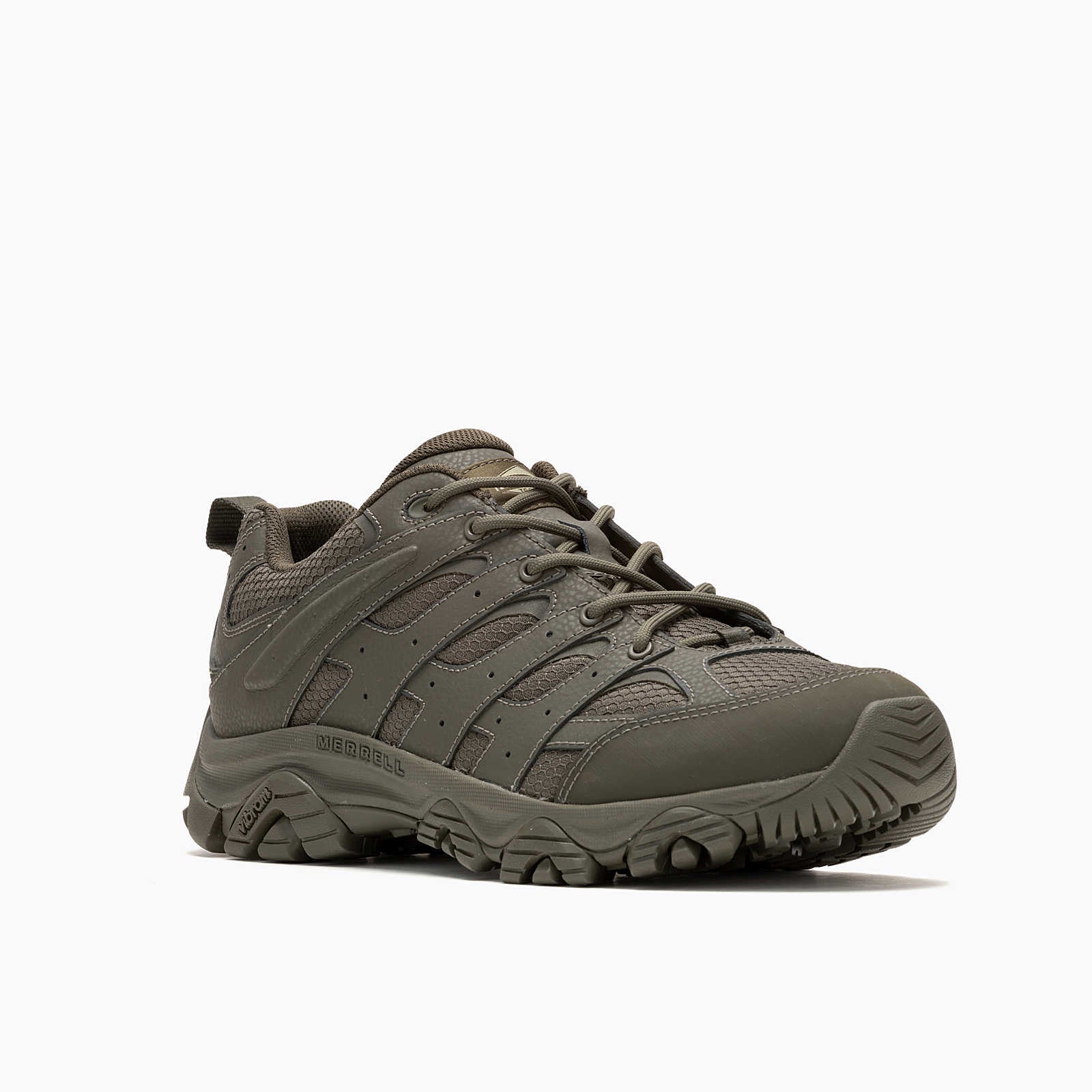 Moab 3 Tactical Men's Work Boots - Dark Olive Military & Outdoor Shoes for Hiking, Construction & Tactical Operations
