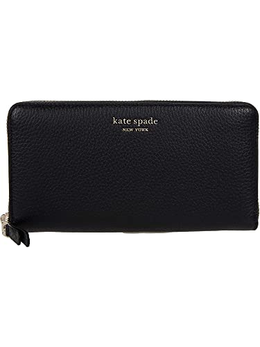 Kate Spade New York Roulette Zip Around Continental Wallet - Stylish Women's Leather Wallet with RFID Protection | Perfect for Everyday Use, Travel & Gift Giving