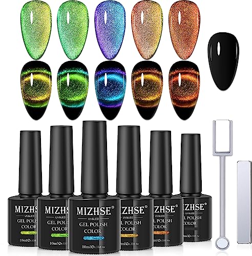 9D Cat Eye Gel Fall Colors