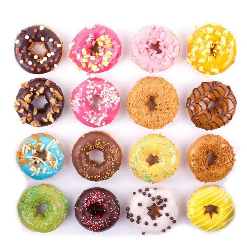 Premium 6-Cavity Silicone Donut Baking Mold Set of 2 - Non-Stick, Heat Resistant, Full-Sized Cookie & Cake Pan for Muffins, Bagels, Biscuits - Perfect for Home Baking, Party Treats & Holiday Desserts