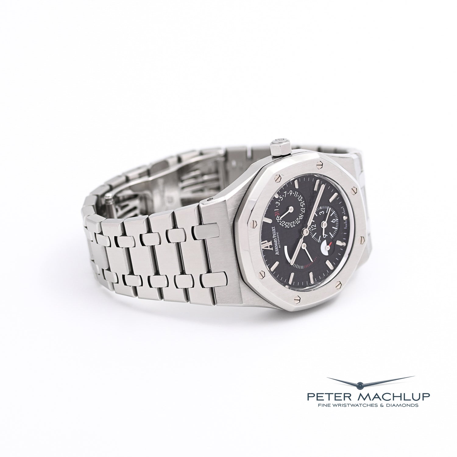 Audemars Piguet Royal Oak Offshore Automatic Dual Time Power Reserve Men's Luxury Watch - Perfect for Business Travel & Formal Occasions