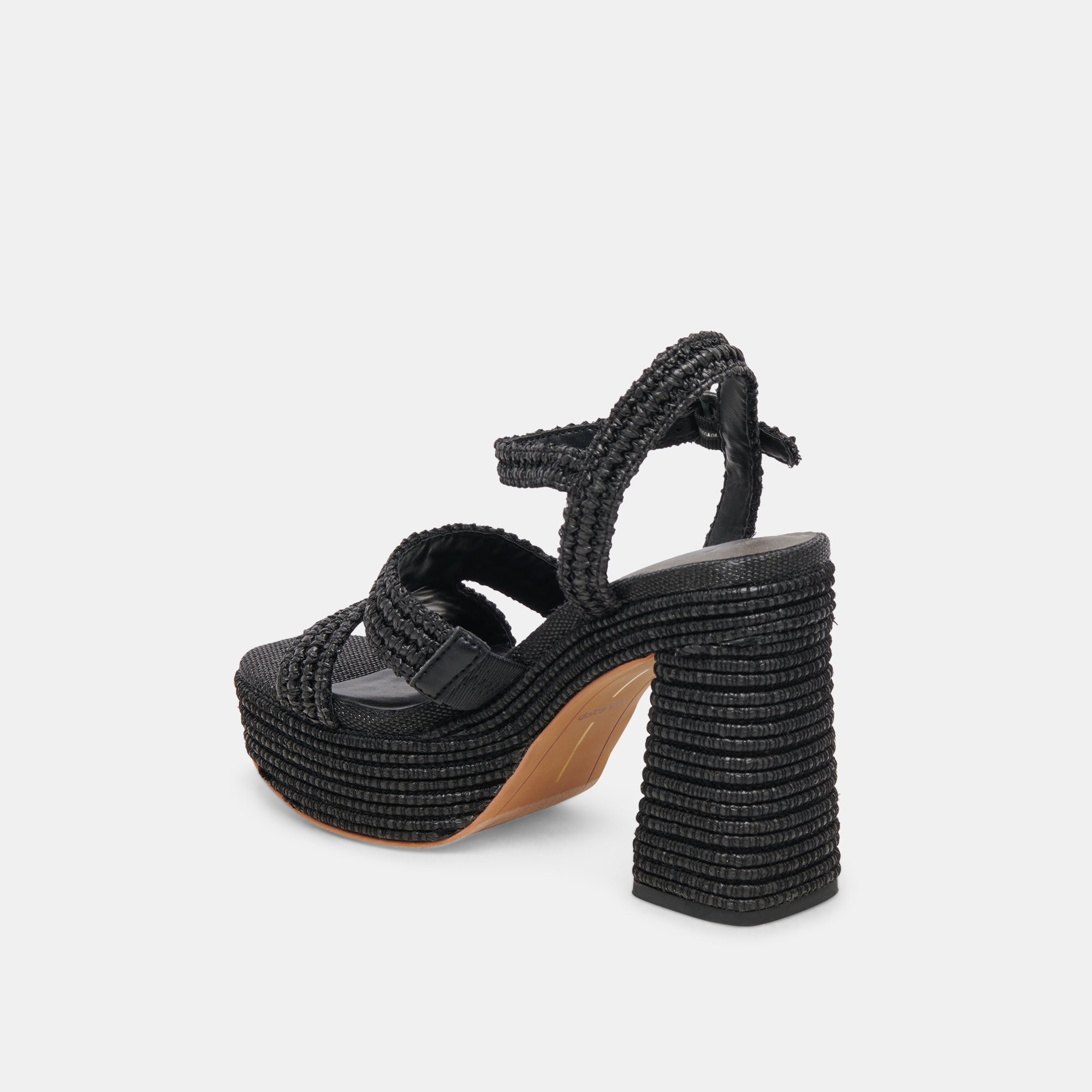LACYE Women's Onyx Woven High Heels - Elegant Dress Shoes for Parties, Weddings & Evening Events