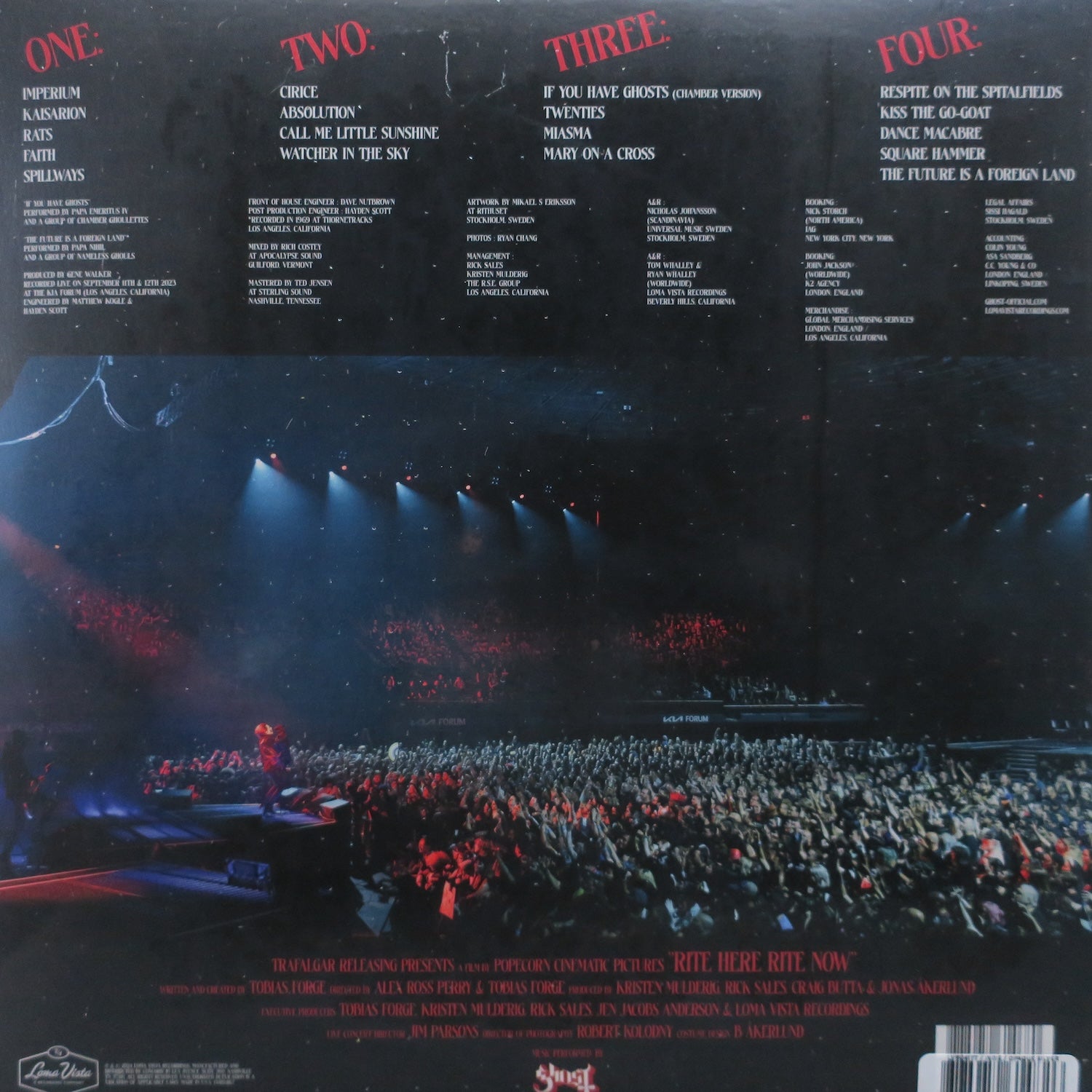 GHOST 'Rite Here Rite Now' Soundtrack - Limited Edition SILVER Vinyl 2LP Record | Horror Movie Music for Collectors & Halloween Parties