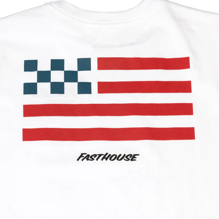 Youth Liberty Short Sleeve T-Shirt - White | Comfortable Cotton Tee for Boys & Girls | Perfect for School, Sports & Casual Wear