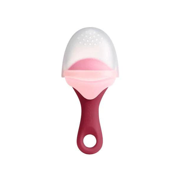 Boon Pulp Silicone Baby Feeder - Safe & Easy Self-Feeding for Infants - Perfect for Purees, Fruits & Teething Relief - Ideal for Travel & On-the-Go Feeding