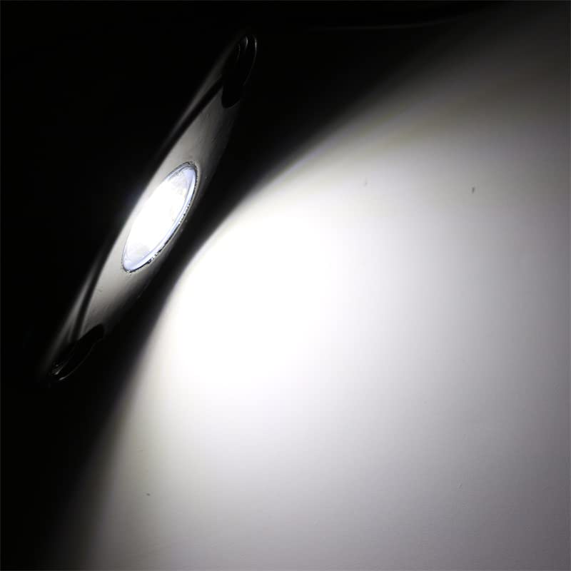6 Pods LED Rock Lights White - Waterproof Underglow LED Neon Kit for Truck, Car, ATV, SUV, Boat | Underbody Glow Accent Lighting | Perfect for Off-Roading, Car Shows & Night Driving