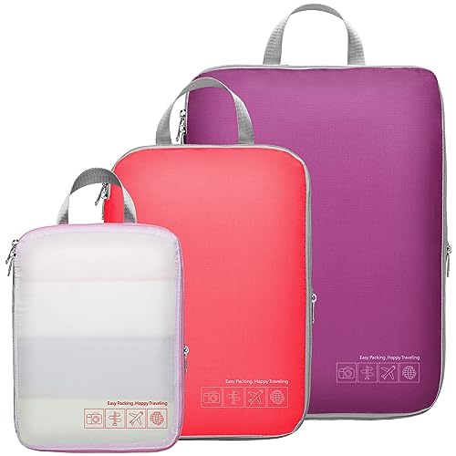 03 Purple/Watermelon Pink/White (Compressible Design)