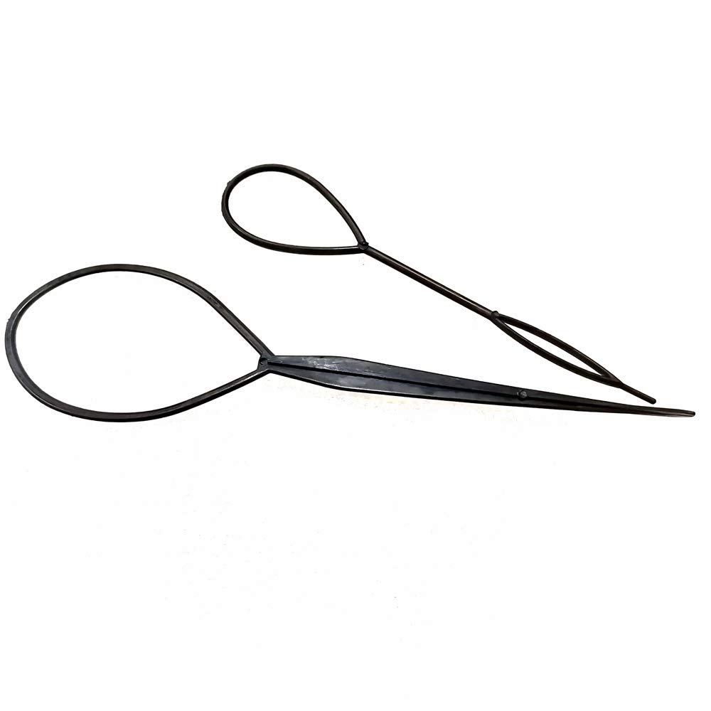PARFINER Hair Bun Maker - Magic French Twist Hairstyle Clip, Snap Bun Makers with Comb, Hair Elastic Bands & Pins - Brown Hair Styling Accessories for Women, Perfect for Parties, Weddings & Everyday Elegance