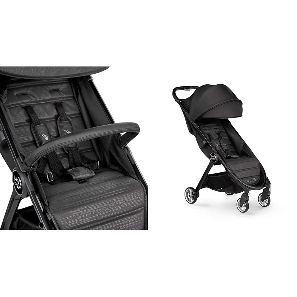 Baby Jogger City Tour 2 Belly Bar - Black | Compatible with City Tour 2 Single Stroller in Jet | Perfect for Urban Walking, Jogging & Travel with Your Baby