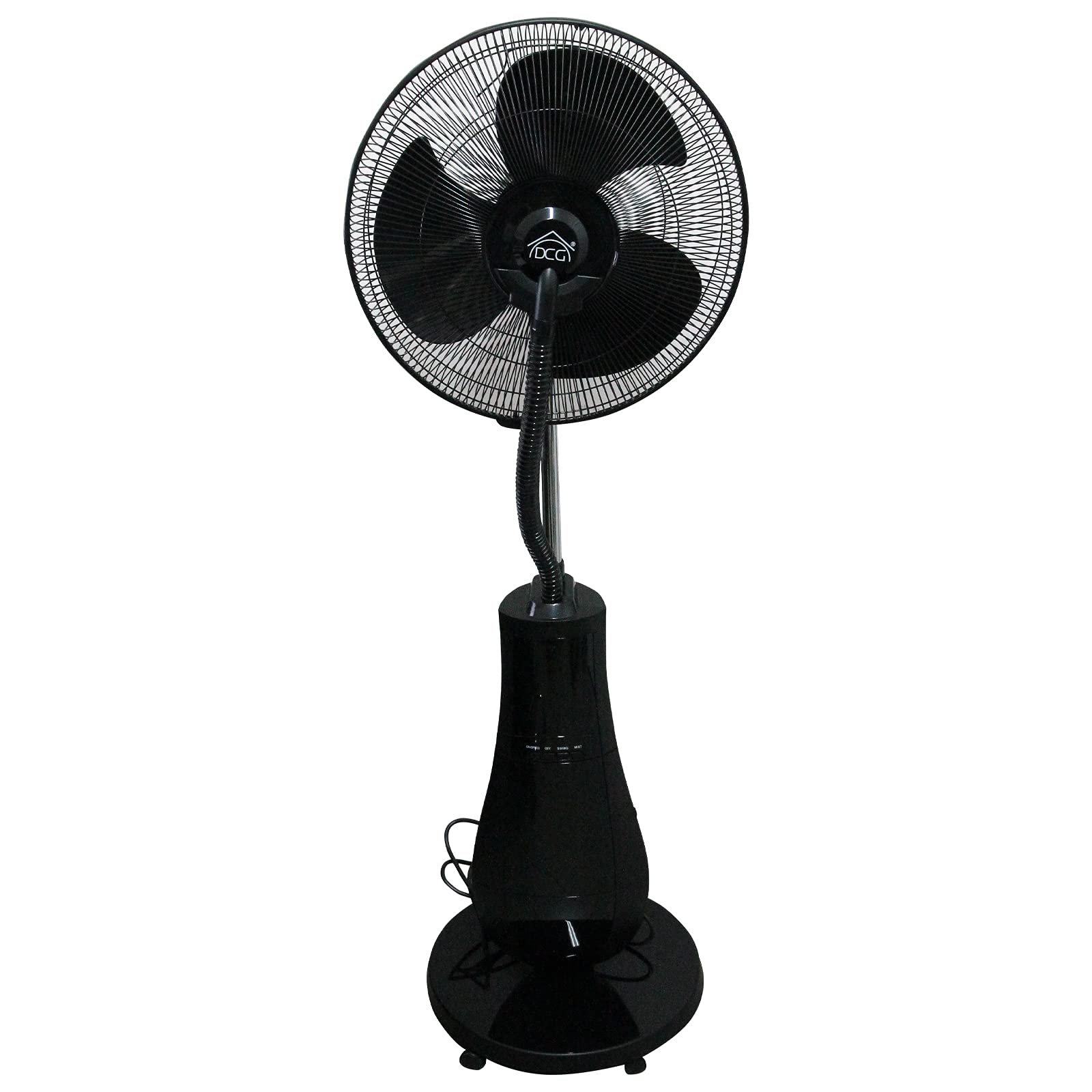 Multi-Function Stand Fan with Timer, Water Mist Spray & Ionizer - Cool & Purify Air for Home, Office, or Bedroom Use