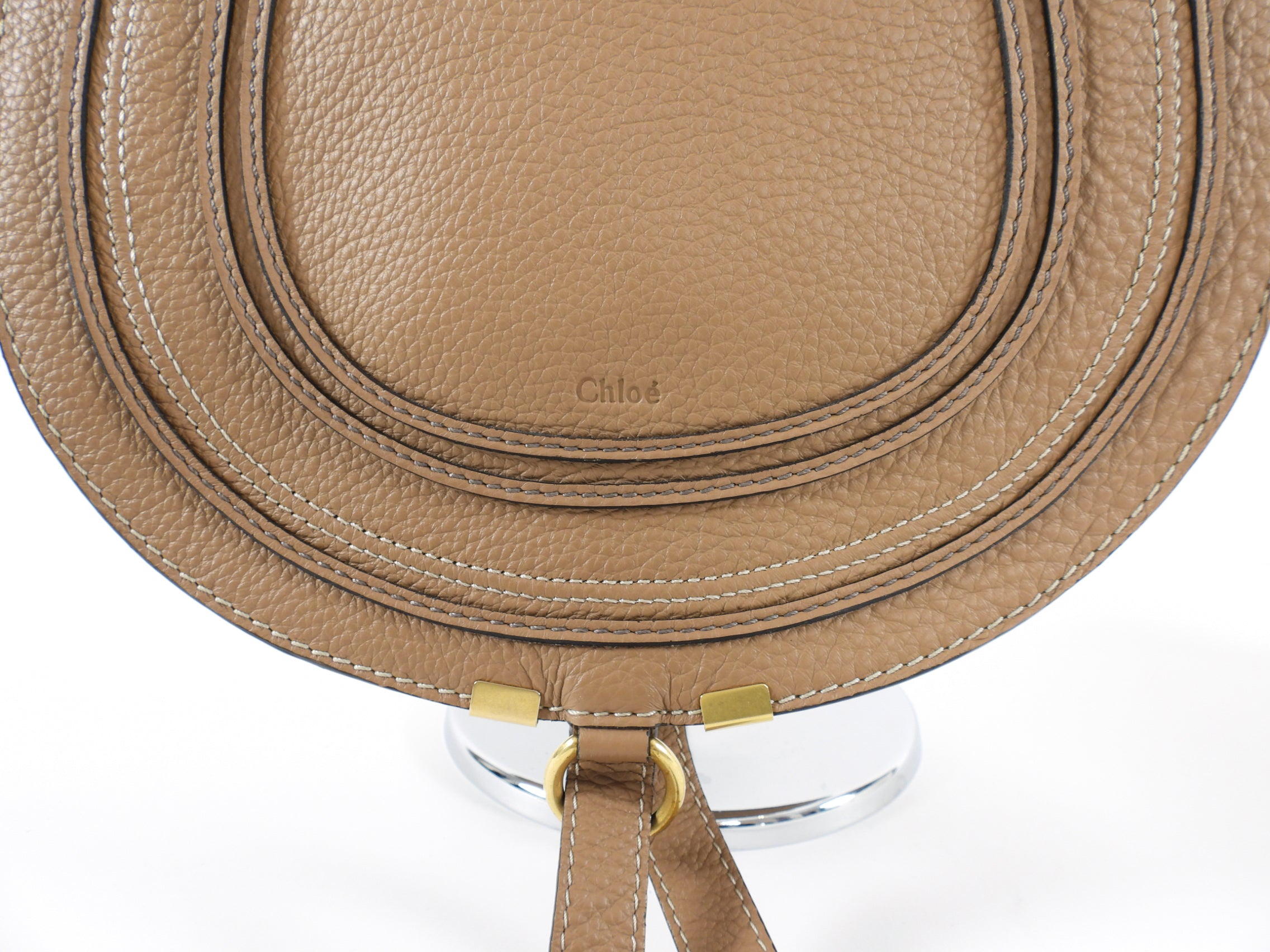 Chloe Marcie Crossbody Bag in Nut Brown - Stylish Leather Shoulder Bag for Women, Perfect for Daily Use, Travel & Shopping