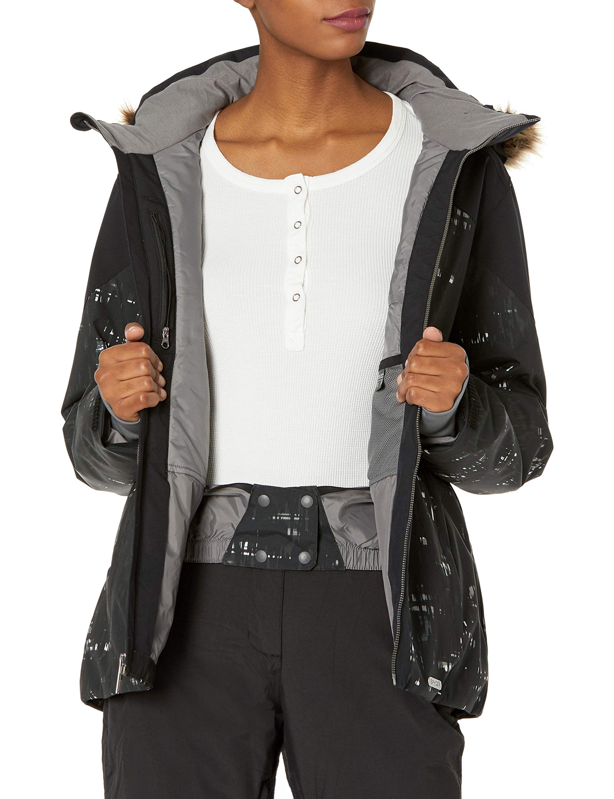 Spyder Active Sports Women's Skyline Insulated Ski Jacket - Waterproof Winter Coat for Snowboarding & Cold Weather - Perfect for Skiing, Snow Resorts & Outdoor Adventures