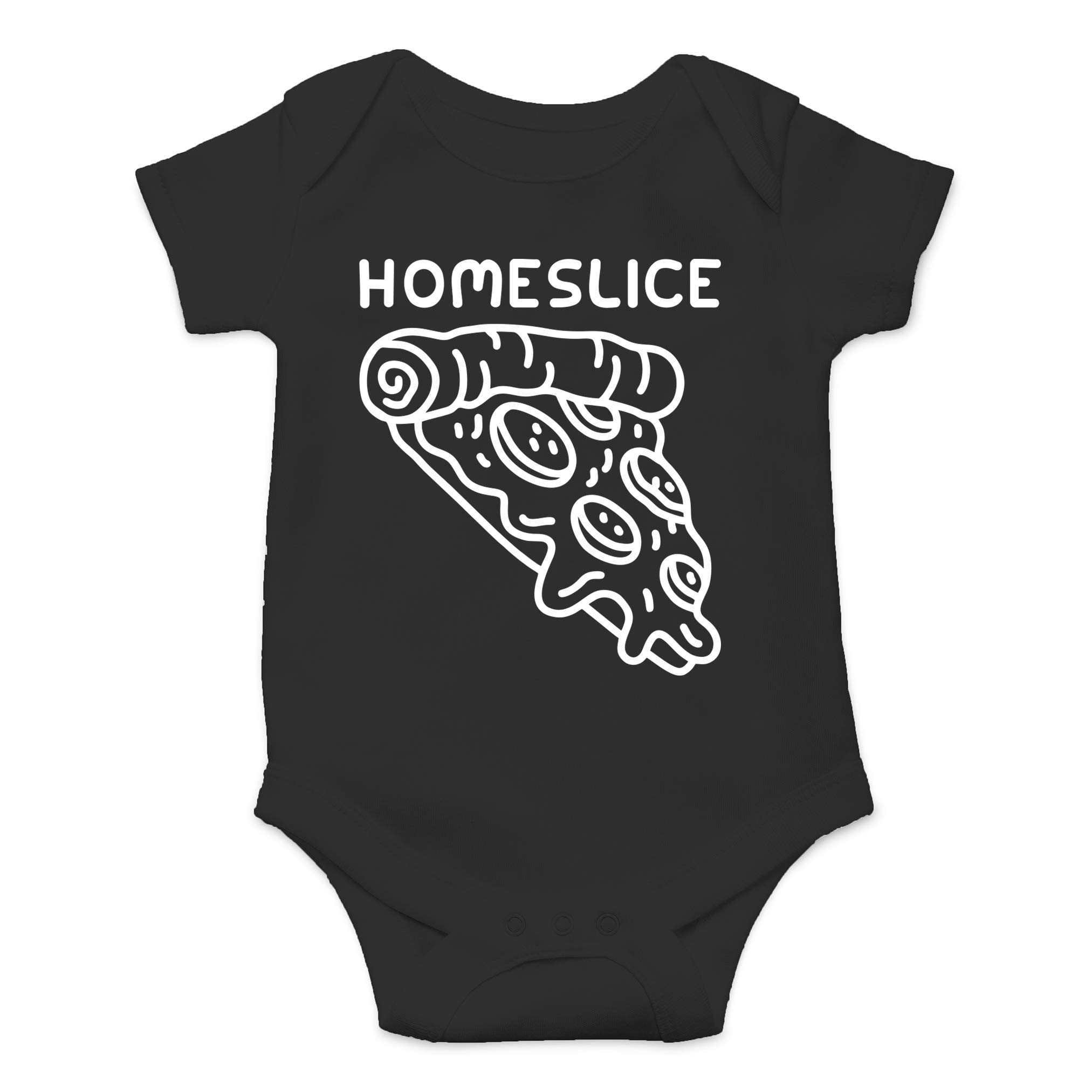 Funny Baby Bodysuit & Romper Outfits for Newborn Boys & Girls | AW Fashions Homeslice - Soft, Comfy & Adorable Baby Clothes for Playtime, Photo Shoots & Everyday Wear