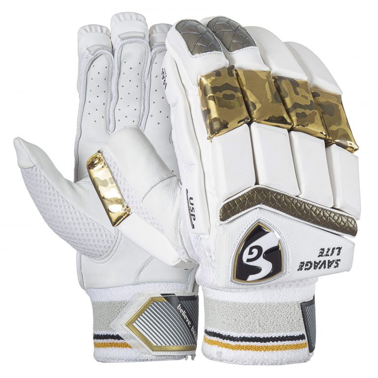 SG Savage Lite Adult Cricket Batting Gloves - Lightweight Protective Gear for Cricket Players - Perfect for Practice & Match Play