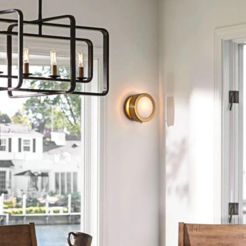 Modern Wall Sconce Light Fixture - Adjustable LED Wall Lamp for Bedroom, Living Room & Hallway - Dimmable Indoor Lighting for Home Decor & Ambience