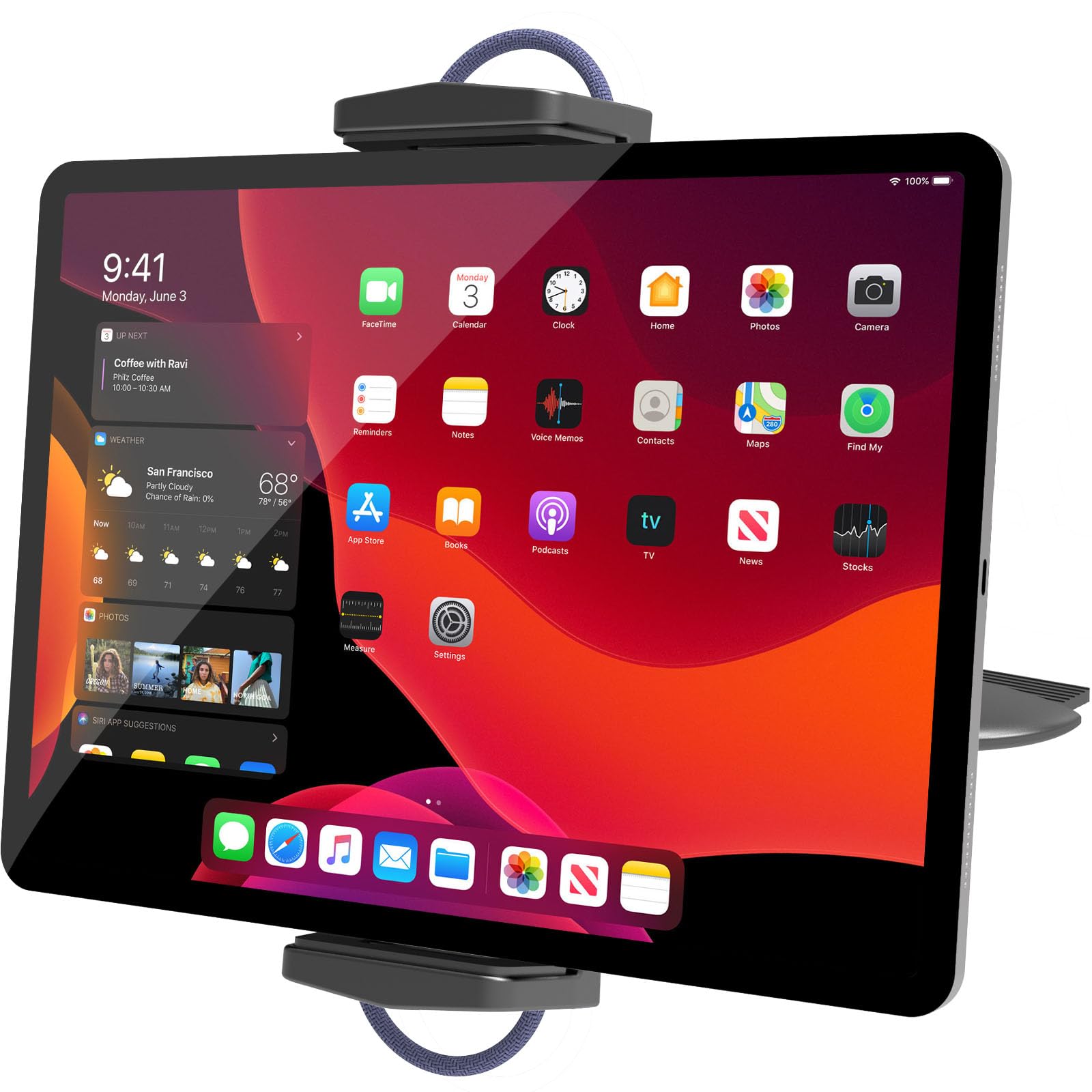 APPS2Car CD Slot Tablet Car Mount Holder for iPad Pro 12.9/11/Air/Mini, Samsung Galaxy Z Fold 5/4/3/2, Fire Tablet & iPhone - Universal 4.7-13 Inch Adjustable Stand - Low Profile 2-in-1 Design for Road Trips, GPS Navigation & Hands-Free Driving (Black)