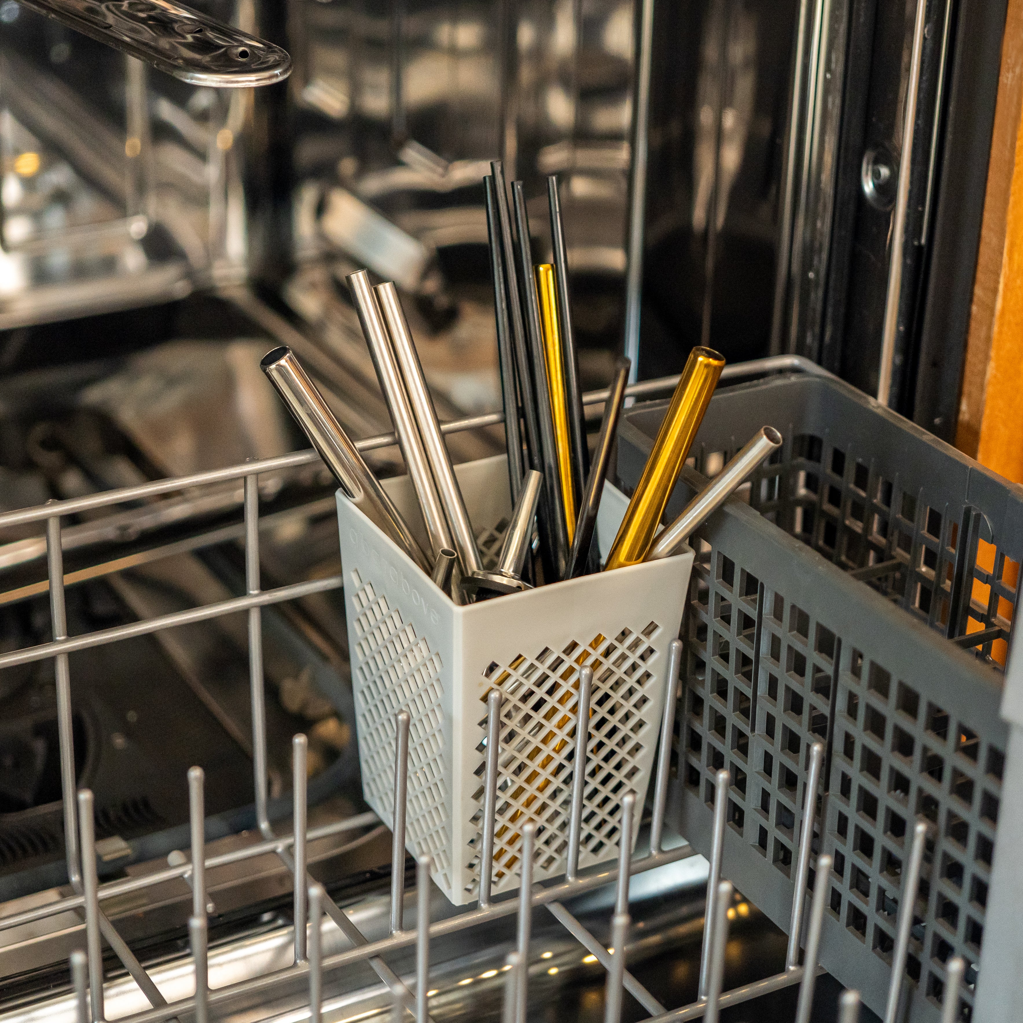 Stainless Steel Dishwasher Basket for Silverware & Utensils - Organize Cutlery, Kitchen Tools - Perfect for Home, Restaurant, and Commercial Use