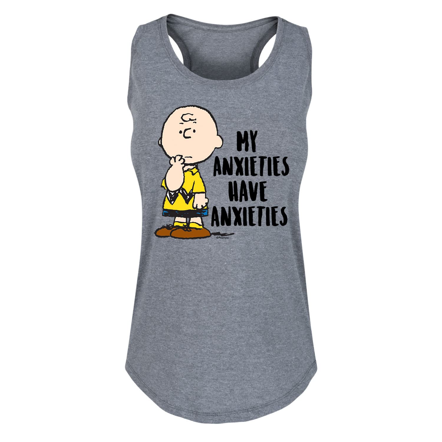 Women's Snoopy & Friends Racerback Tank Top | Peanuts Collection | Hybrid Apparel | Perfect for Summer Outfits, Casual Wear & Comic Fan Gifts