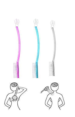 Premium Long Handle Body Scrub Brush - Exfoliating Bath Brush for Men & Women - Back Scrubber with Extended Handle - Pack of 1 - Ideal for Shower, Bath & Spa Exfoliation (M4)