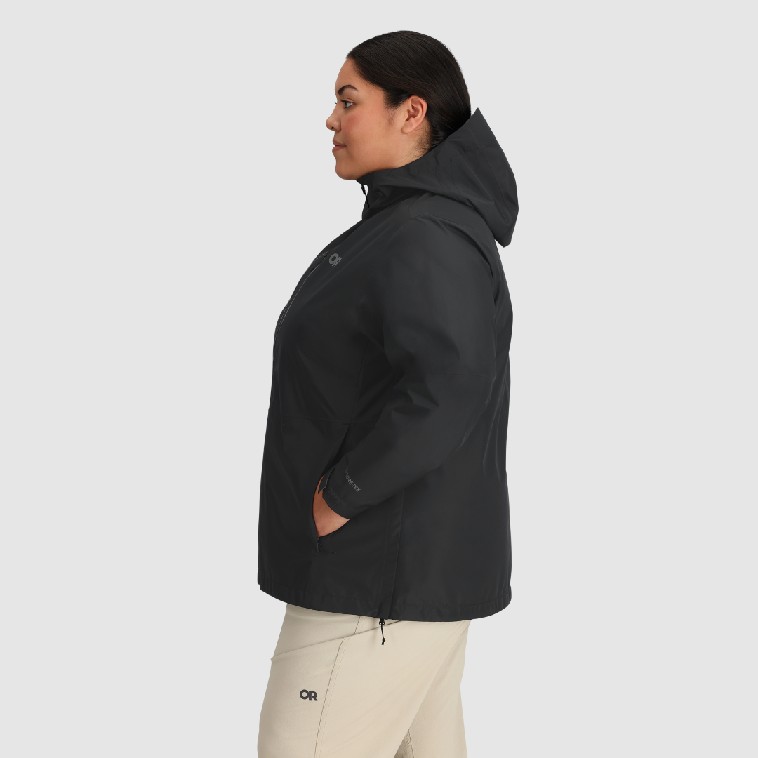 Aspire II Jacket for Women - Lightweight Waterproof Windbreaker with Hood - Perfect for Hiking, Running & Outdoor Activities