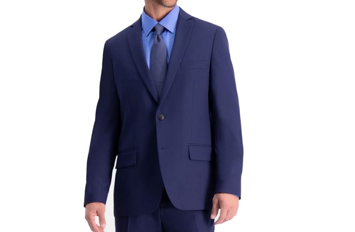 Haggar Men's Active Series Stretch Slim Fit Suit Separates - Pants & Jackets | Comfortable Business Attire for Office & Formal Events | Premium Stretch Fabric for All-Day Movement
