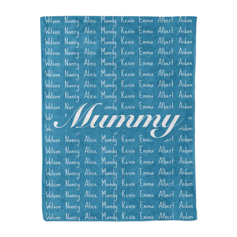 Personalized Baby Blanket with Name - Custom Embroidered Blanket for Baby Boys & Girls - Perfect Newborn Gift for Baby Showers, Christenings & Nursery Decor