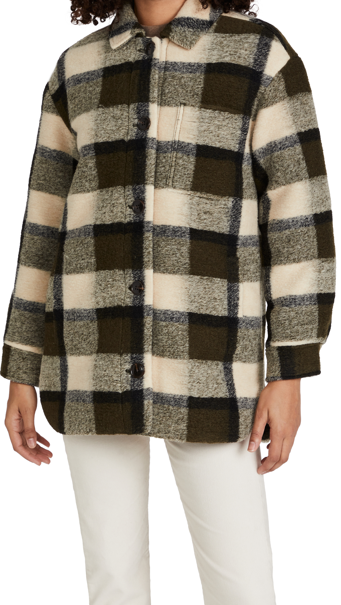 Madewell Women's Autumn Shirt Jacket - Lightweight Flannel Shacket for Fall & Winter | Casual Layering, Outdoor Activities & Workwear