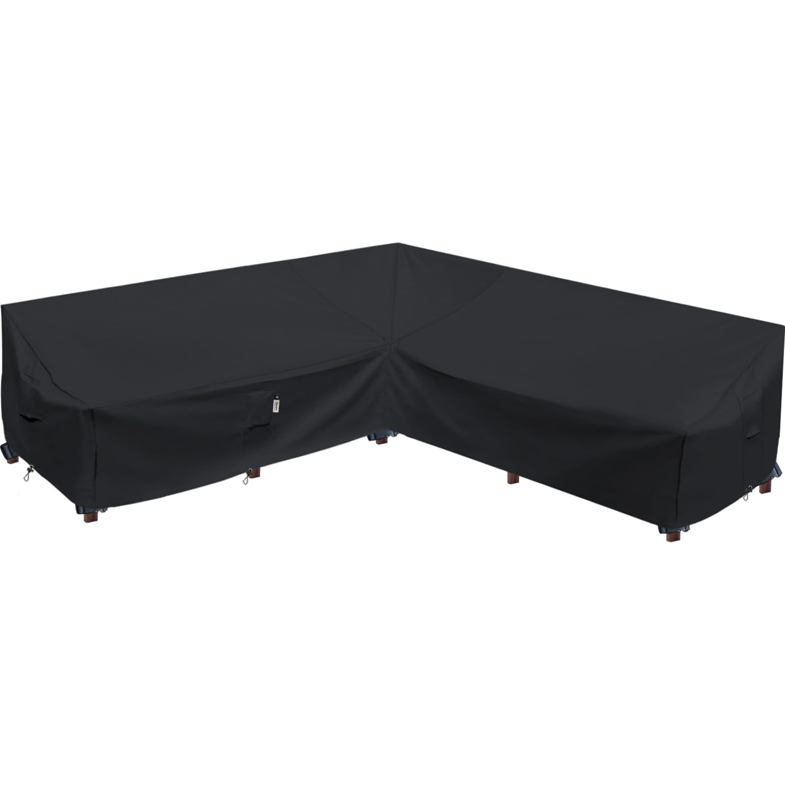 Heavy Duty Waterproof 600D Outdoor Sectional Sofa Cover 115