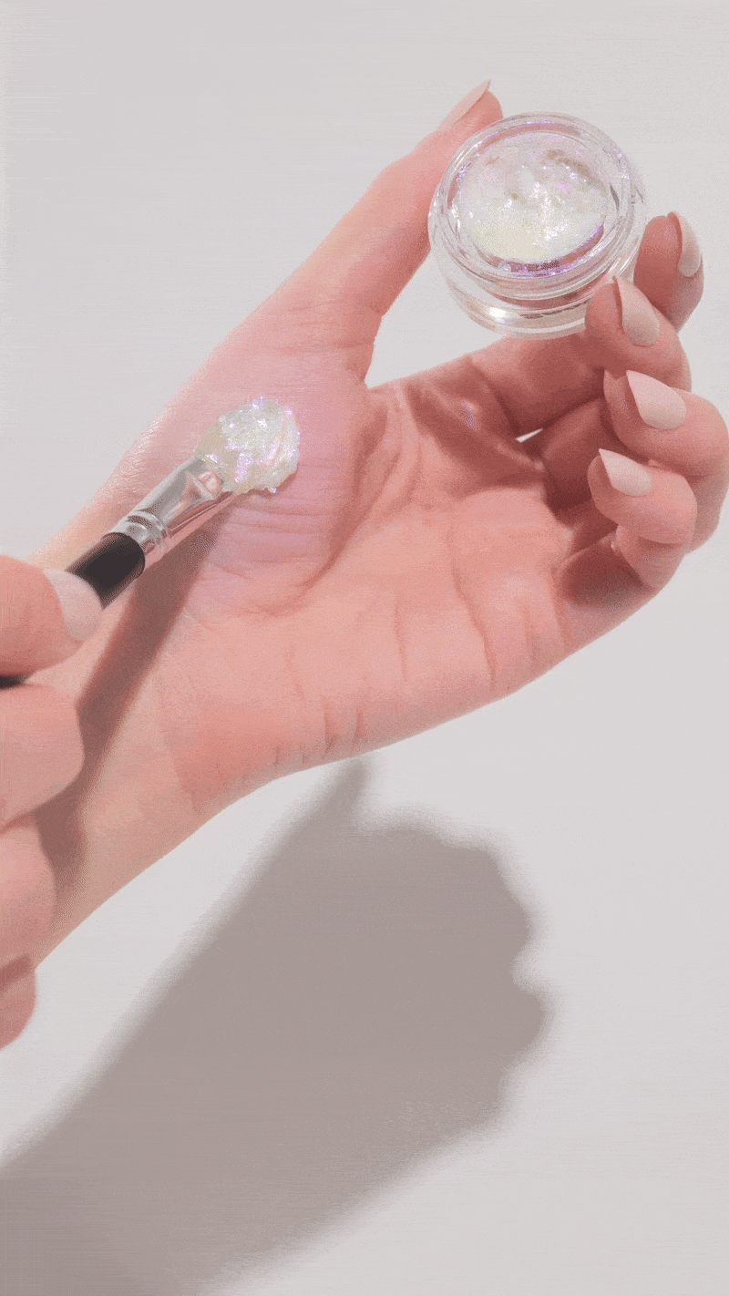 Glisten Cosmetics Snow Chroma Flakes - Duochrome Pigment for Eyeshadow, Highlighter & Nail Art - Vegan & Cruelty-Free Makeup for Professional Artists & DIY Beauty