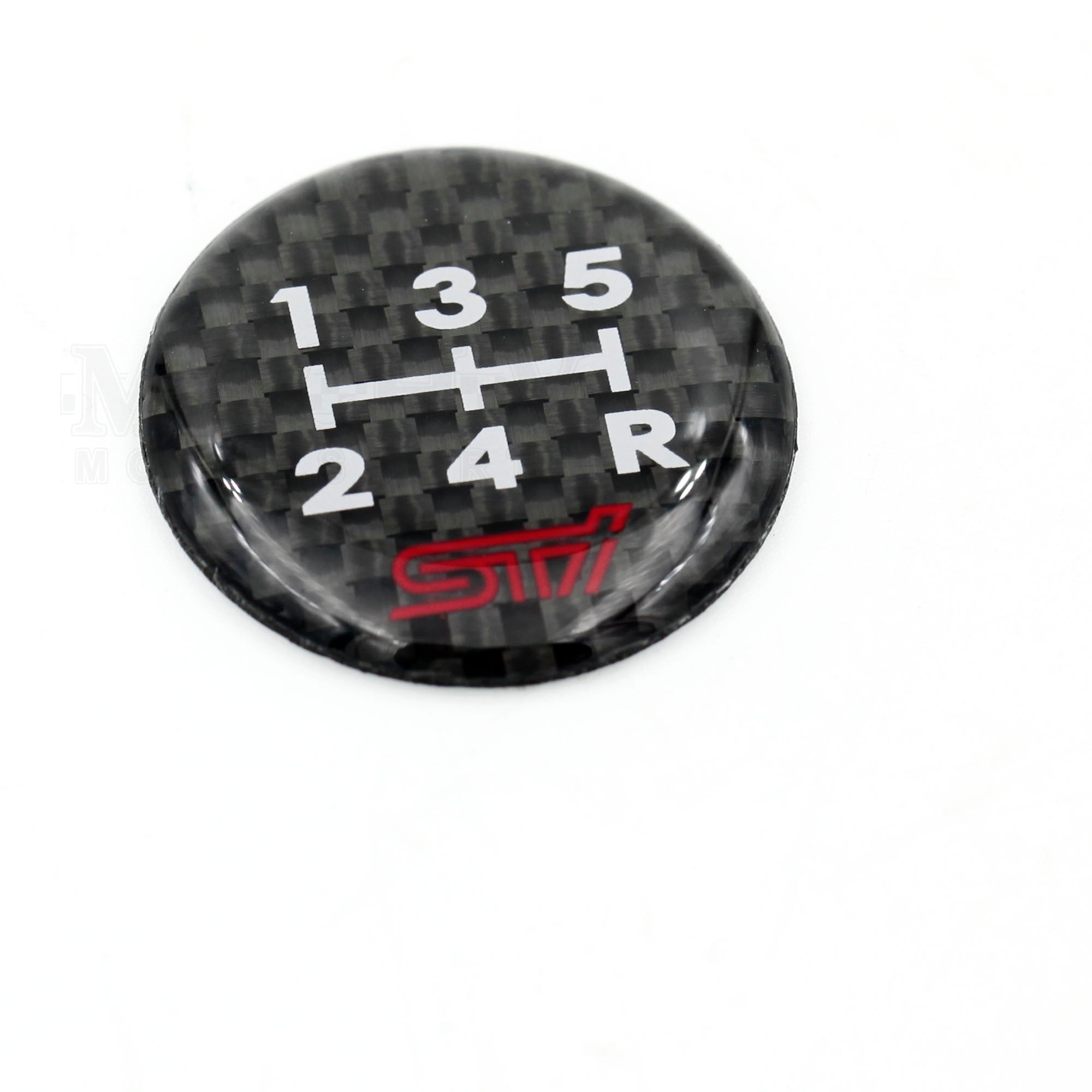STi Shift Pattern Emblem - High-Quality JDM Car Badge for Subaru WRX STI - Perfect for Interior & Exterior Auto Styling & Customization