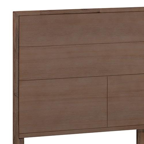 Hannah King Bed Frame - Queen Size Platform Bed with Wooden Slats & Underbed Storage - Modern Bedroom Furniture for Home, Apartment, Guest Room & Dorm