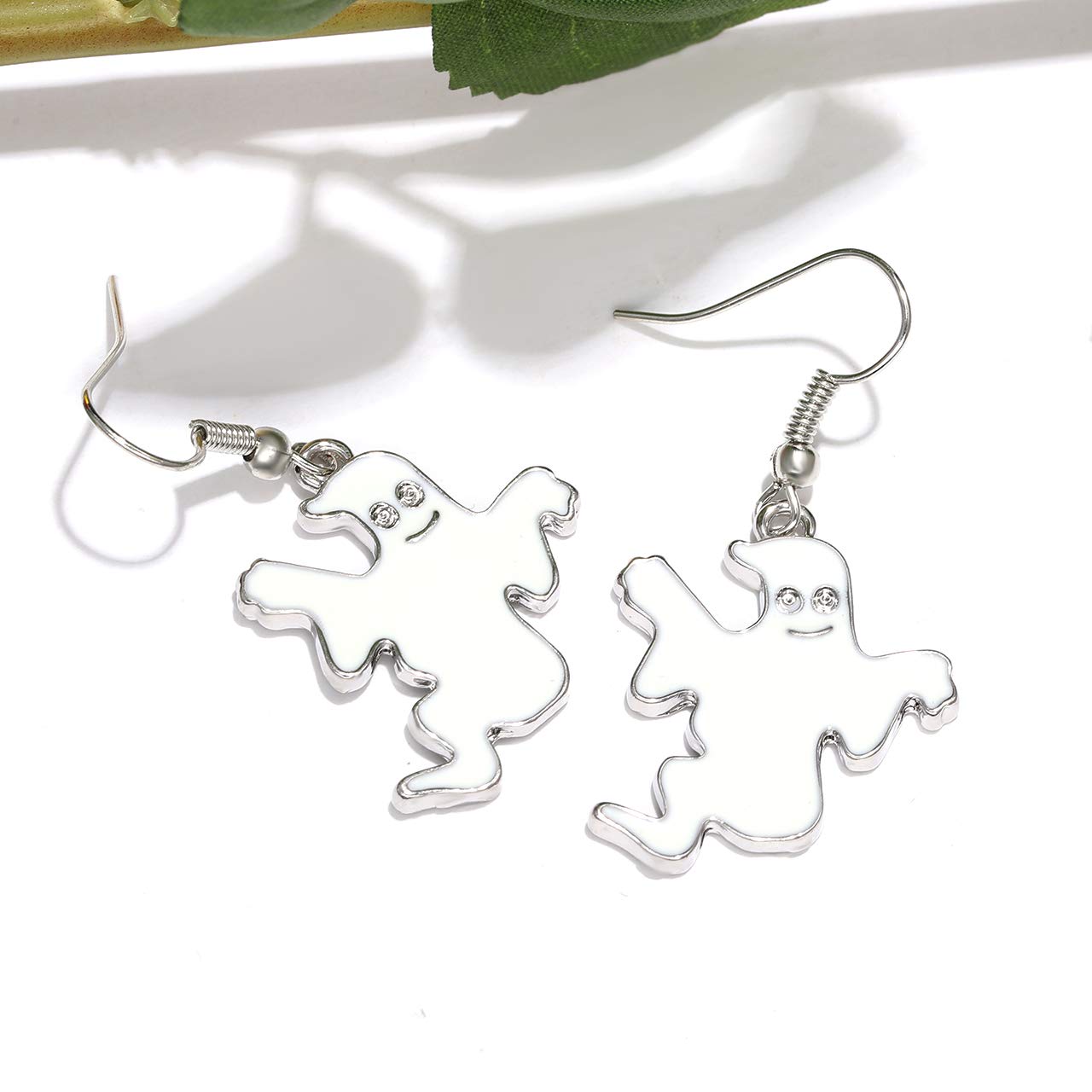 Spooky Halloween Drop Dangle Earrings Set - Pumpkin Ghost Spider Bat Cat Hook Earrings for Women | Perfect for Halloween Parties, Costume Accessories & Gift Giving