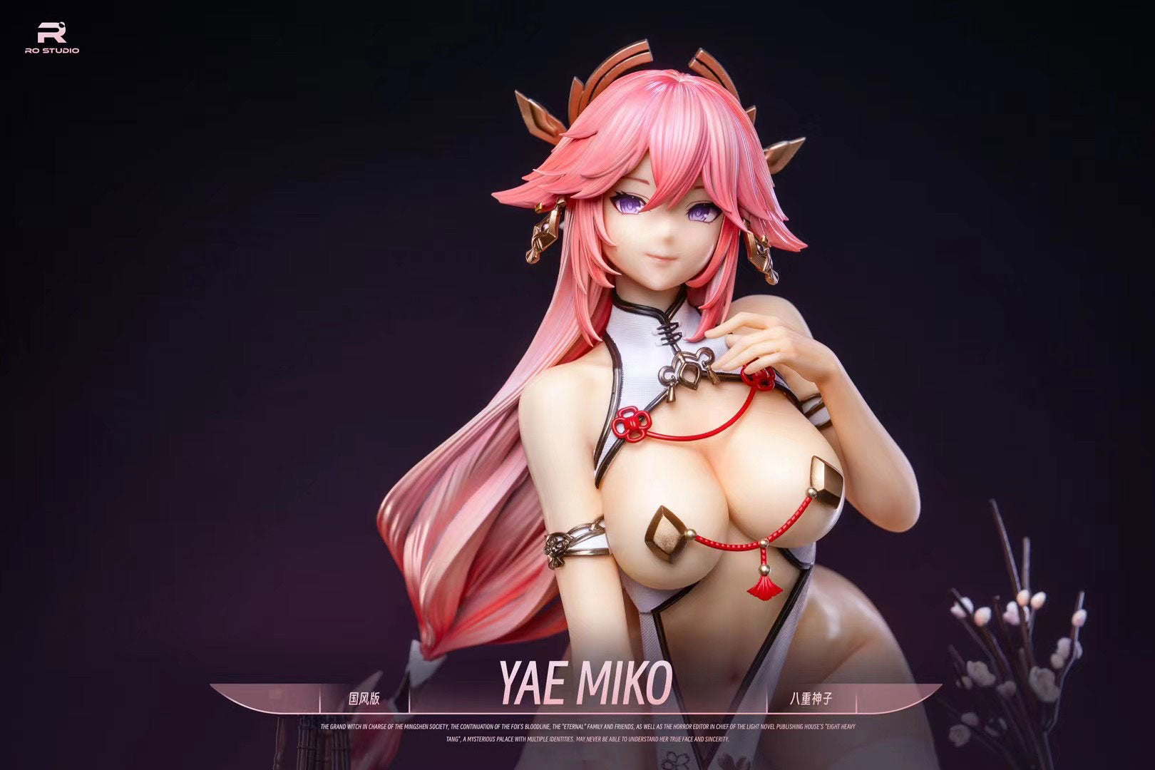 RO Studio Yae Miko | Genshin Impact Character Figure | Premium Anime Collectible for Fans & Gamers | Perfect for Display, Cosplay Inspiration & Gaming Room Decor