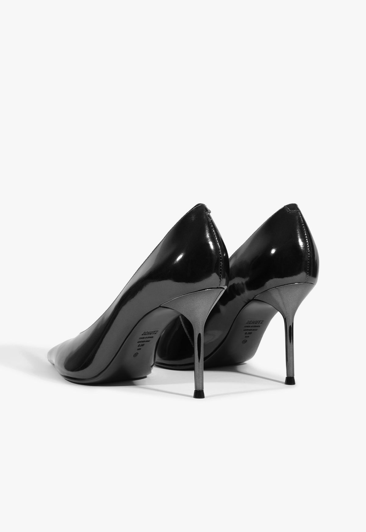 Alicia Patent Leather Pump Women's Mid Heel Dress Shoes - 2.4 Inch Heel Height, Style S2209500180003 - Perfect for Office, Parties & Special Occasions