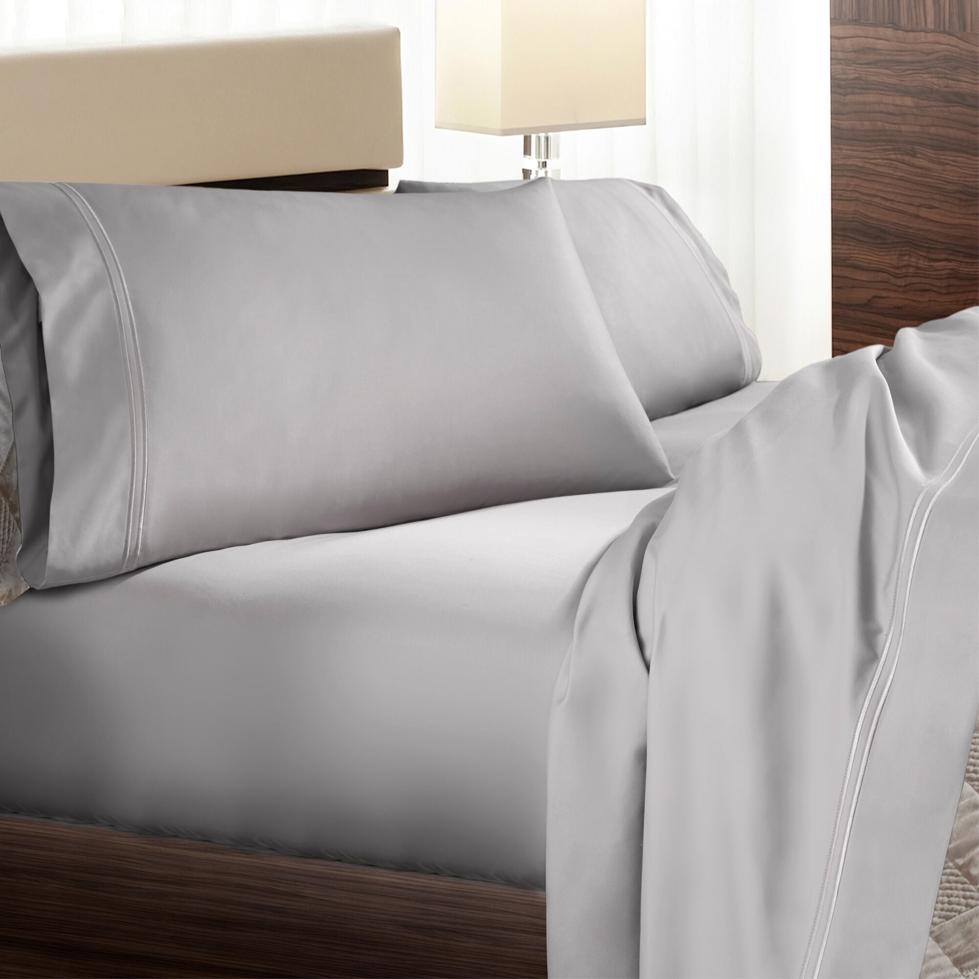 Premium 4-Piece Modal Sheet Set - Soft Breathable Bedding for Ultimate Comfort - Perfect for Home, Hotel, and Guest Room Use