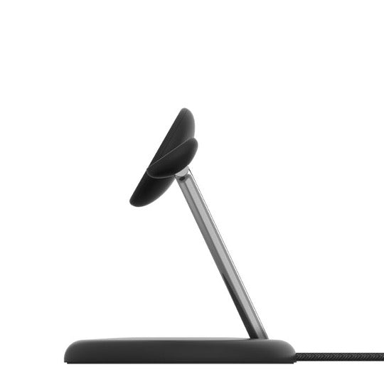 Belkin 3-in-1 Qi2 Wireless Charging Stand - Fast Charge for iPhone, Samsung & AirPods - Perfect for Home, Office & Nightstand Use