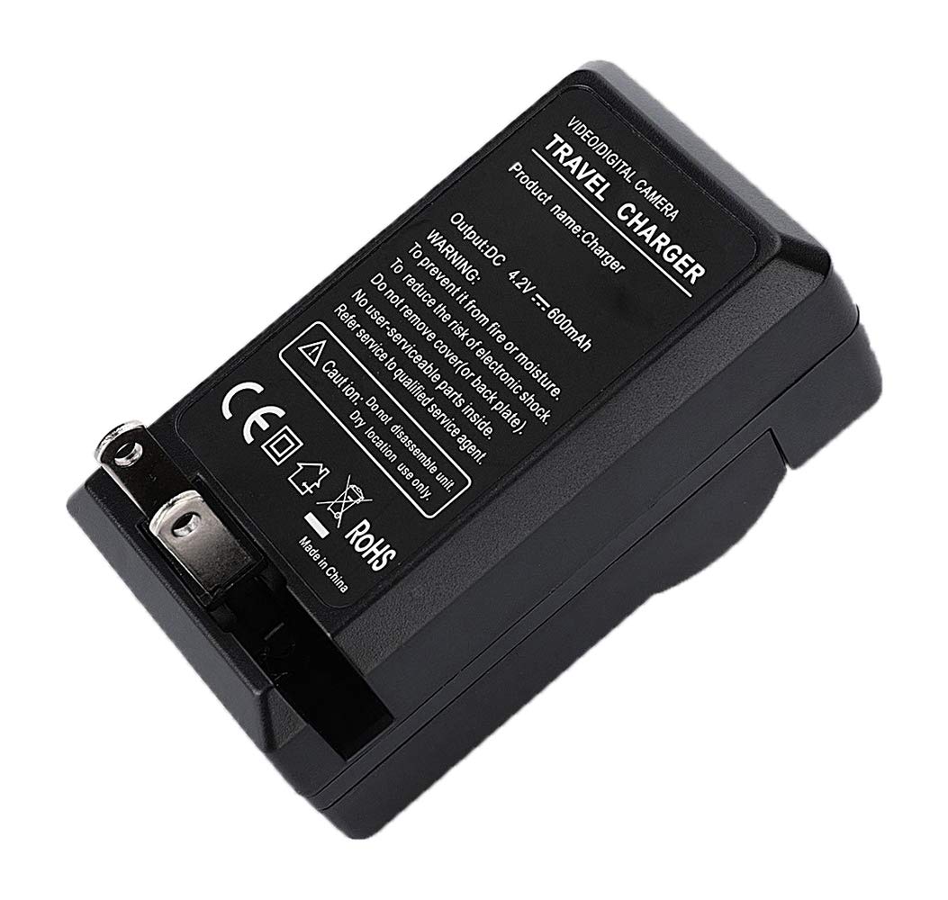 Amsahr Digital Replacement Camera & Camcorder Mini Battery Travel Charger - Gray (CH-CANP150-1CT) | Compact Power Solution for Travel Photography & Video Recording