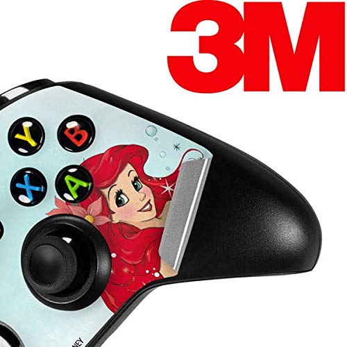 Official Disney Ariel Sparkles Gaming Skin for Xbox One X Controller - Custom Decal Sticker for Enhanced Grip & Protection - Perfect for Gamers, Collectors & Disney Fans