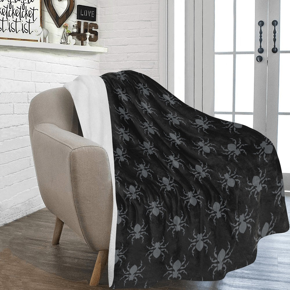 Gothic Spiders Ultra Soft Micro Fleece Blanket - 60