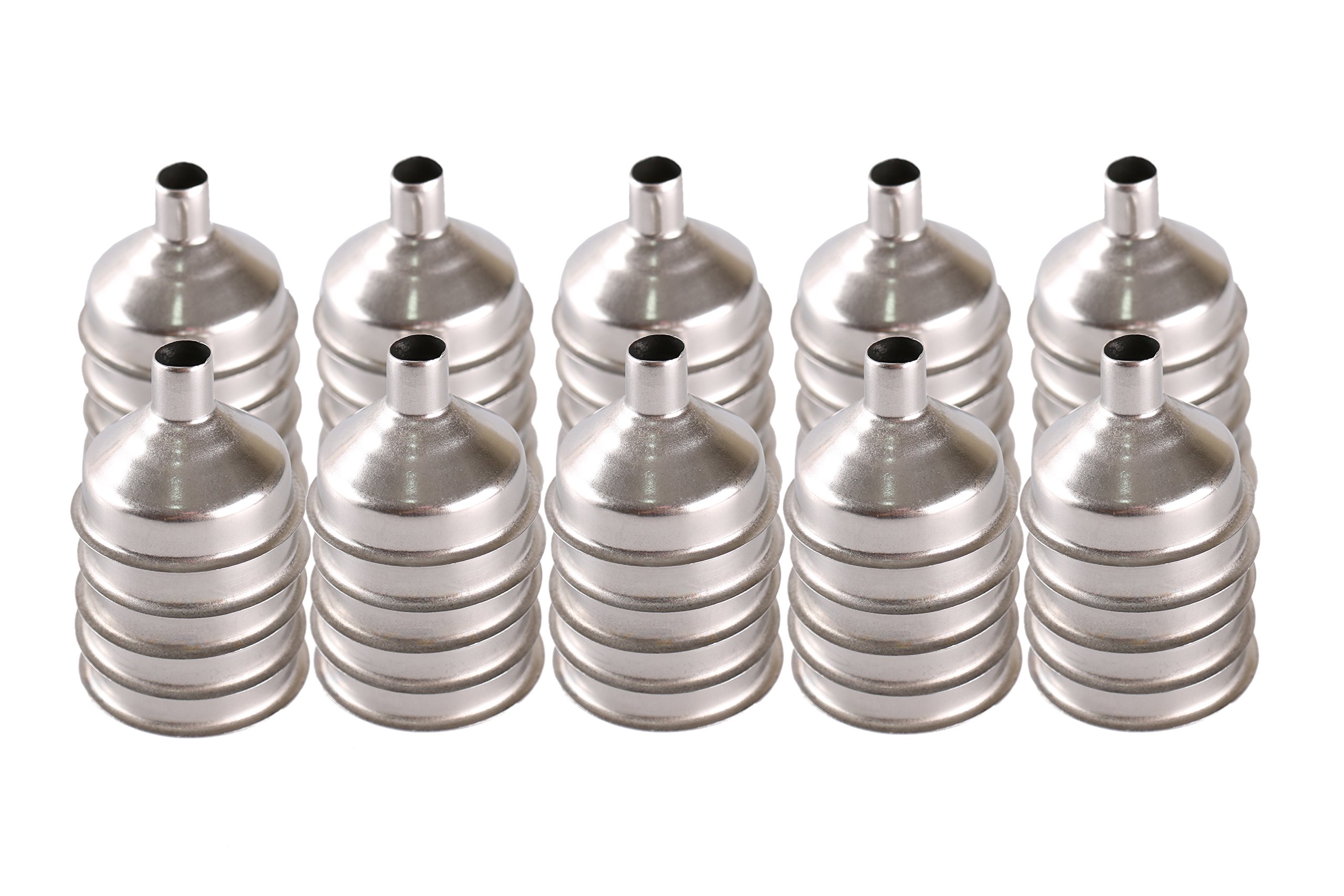 Premium Stainless Steel Mini Funnel Set for Essential Oils, Perfume Bottles & Travel Flasks - 50 Pack | Perfect for DIY Blending, Refilling & Home Lab Use