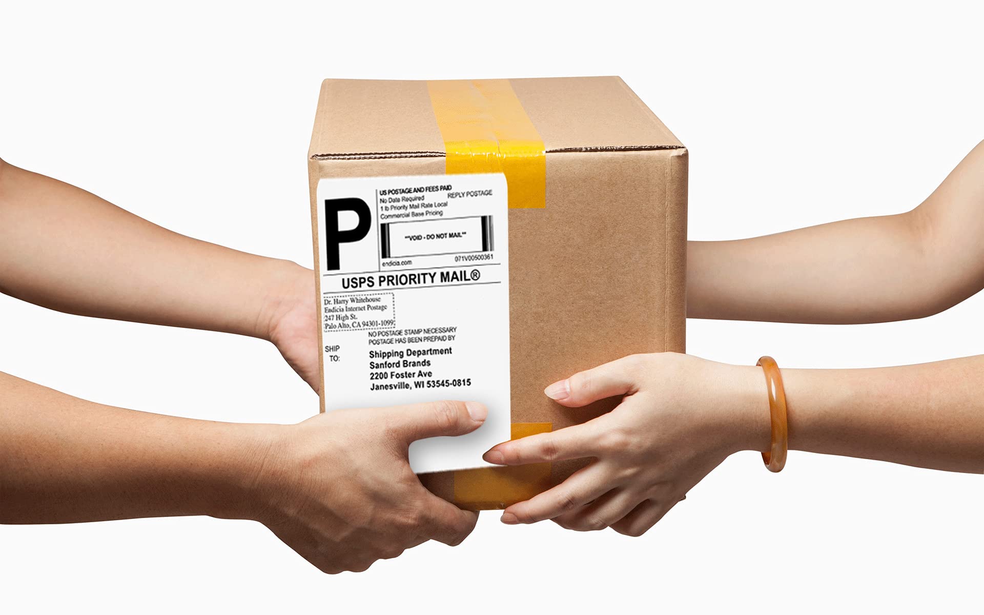 AMZ White Direct Thermal Label Paper, 4 x 8 Inches - 3000 Pack Thermal Shipping Labels for Printing - Self-Adhesive Thermal Printer Labels - Temperature-Resistant Barcode Labels for Shipping, Packaging & Logistics (Ideal for UPS, FedEx, USPS & Amazon FBA)