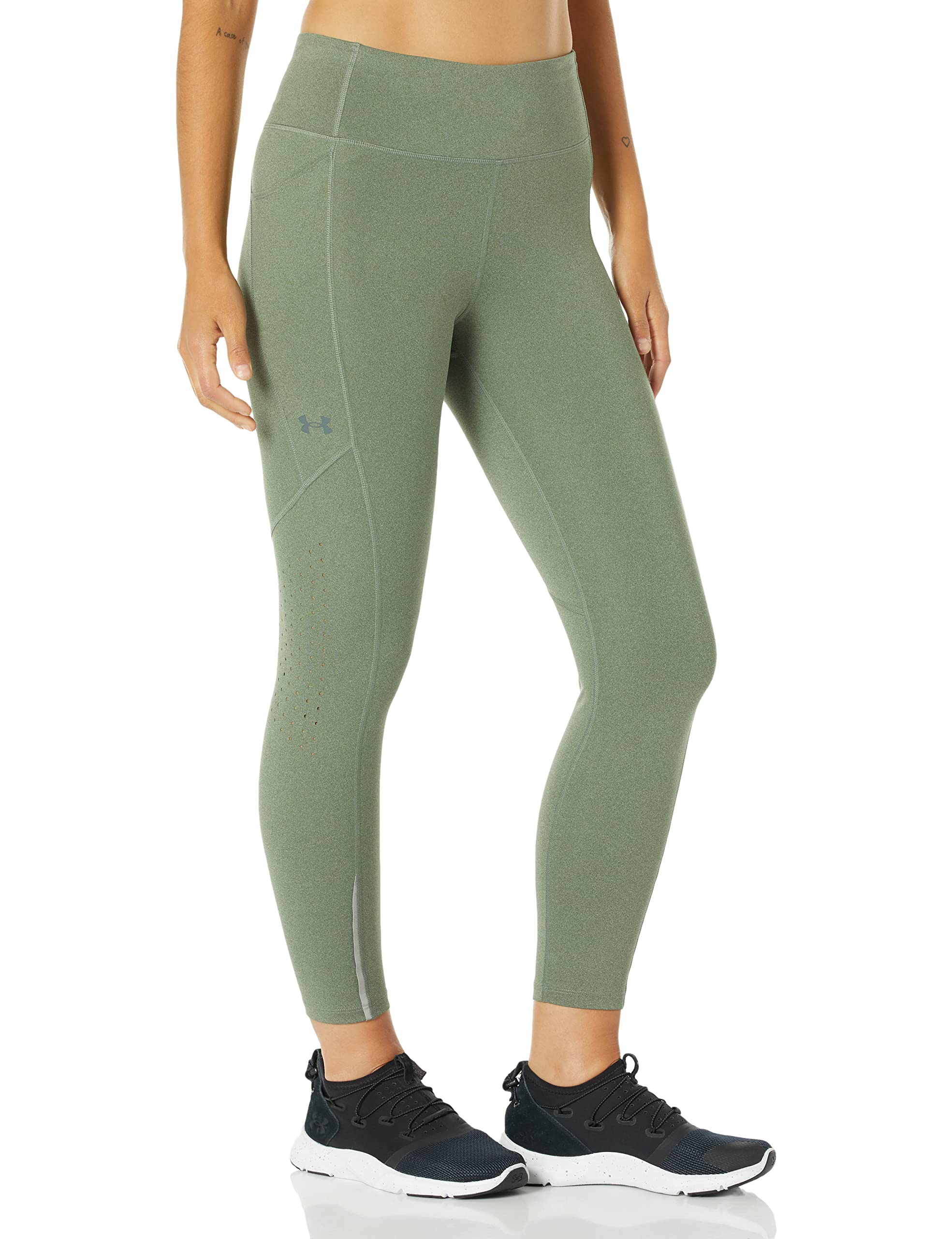 Under Armour Women's Fly Fast 3.0 High-Rise Ankle-Length Running Tights - Moisture-Wicking Workout Leggings for Yoga, Gym & Athletic Performance