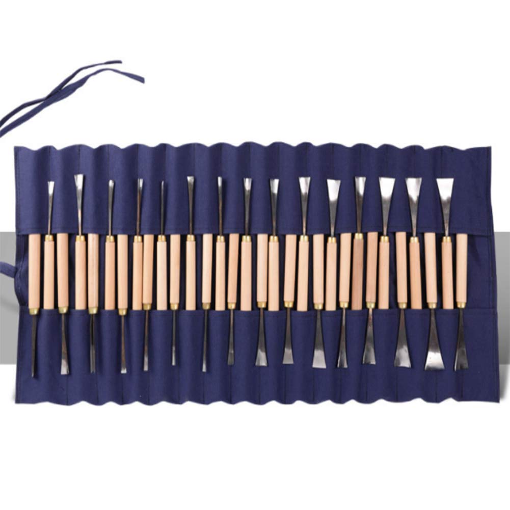 Professional Wood Carving Tools Set - 31 Pcs Woodworking Carving Knife Kit with Storage Case for DIY Sculpture, Wood Crafts & Furniture Making - Perfect for Beginners & Expert Carpenters